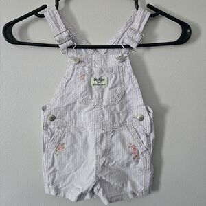 OshKosh B'gosh Light Purple Striped Kids Overalls